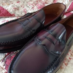 G.H. Bass & Co. Men's Burgundy Leather Penny Loafers
